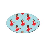 salsa flamenco Emoji Sticker (Oval)