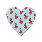 salsa flamenco Emoji Magnet (Heart)