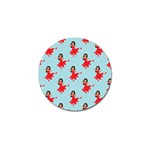 salsa flamenco Emoji Golf Ball Marker