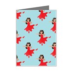 salsa flamenco Emoji Mini Greeting Card