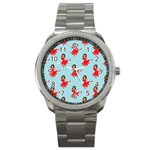 salsa flamenco Emoji Sport Metal Watch