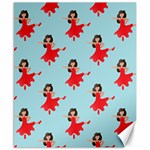 salsa flamenco Emoji Canvas 8  x 10 