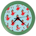 salsa flamenco Emoji Color Wall Clock