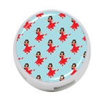 salsa flamenco Emoji 4-Port USB Hub (Two Sides)