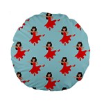 salsa flamenco Emoji Standard 15  Premium Round Cushion 