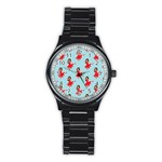 salsa flamenco Emoji Stainless Steel Round Watch