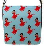 salsa flamenco Emoji Flap Closure Messenger Bag (S)