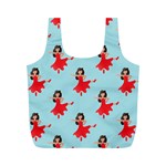 salsa flamenco Emoji Full Print Recycle Bag (M)