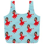 salsa flamenco Emoji Full Print Recycle Bag (XL)