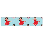 salsa flamenco Emoji Flano Scarf (Small)