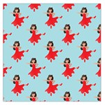 salsa flamenco Emoji Large Satin Scarf (Square)