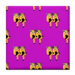 twin Emoji  Tile Coaster