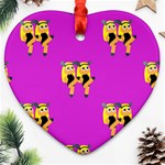 twin Emoji  Ornament (Heart)