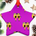 twin Emoji  Ornament (Star)