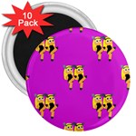 twin Emoji  3  Magnet (10 pack)