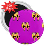 twin Emoji  3  Magnet (100 pack)