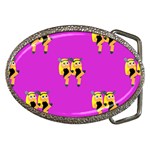 twin Emoji  Belt Buckle