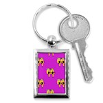 twin Emoji  Key Chain (Rectangle)