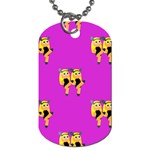 twin Emoji  Dog Tag (One Side)