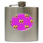 twin Emoji  Hip Flask (6 oz)