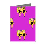 twin Emoji  Mini Greeting Card