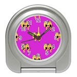 twin Emoji  Travel Alarm Clock