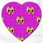 twin Emoji  Jigsaw Puzzle (Heart)