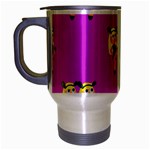 twin Emoji  Travel Mug (Silver Gray)