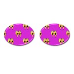 twin Emoji  Cufflinks (Oval)