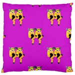 twin Emoji  Large Cushion Case (One Side)