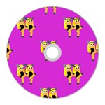 twin Emoji  CD Wall Clock