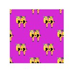 twin Emoji  Small Satin Scarf (Square)