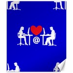 Online Dating Canvas 8  x 10 