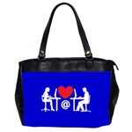 Online Dating Oversize Office Handbag (2 Sides)