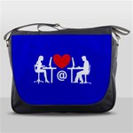 Online Dating Messenger Bag