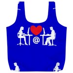 Online Dating Full Print Recycle Bag (XL)