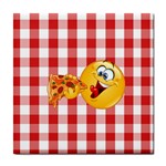 pizza Emoji  Tile Coaster