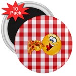 pizza Emoji  3  Magnet (10 pack)