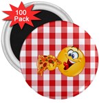 pizza Emoji  3  Magnet (100 pack)