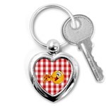 pizza Emoji  Key Chain (Heart)