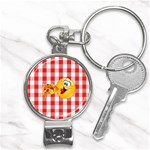 pizza Emoji  Nail Clippers Key Chain