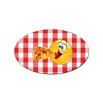 pizza Emoji  Sticker (Oval)