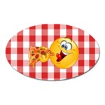 pizza Emoji  Magnet (Oval)