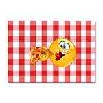 pizza Emoji  Sticker A4 (10 pack)