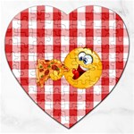 pizza Emoji  Jigsaw Puzzle (Heart)