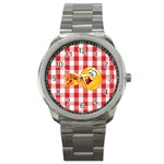 pizza Emoji  Sport Metal Watch