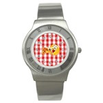 pizza Emoji  Stainless Steel Watch