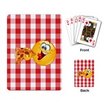 pizza Emoji  Playing Cards Single Design