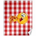 pizza Emoji  Canvas 16  x 20 