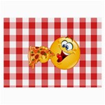 pizza Emoji  Large Glasses Cloth